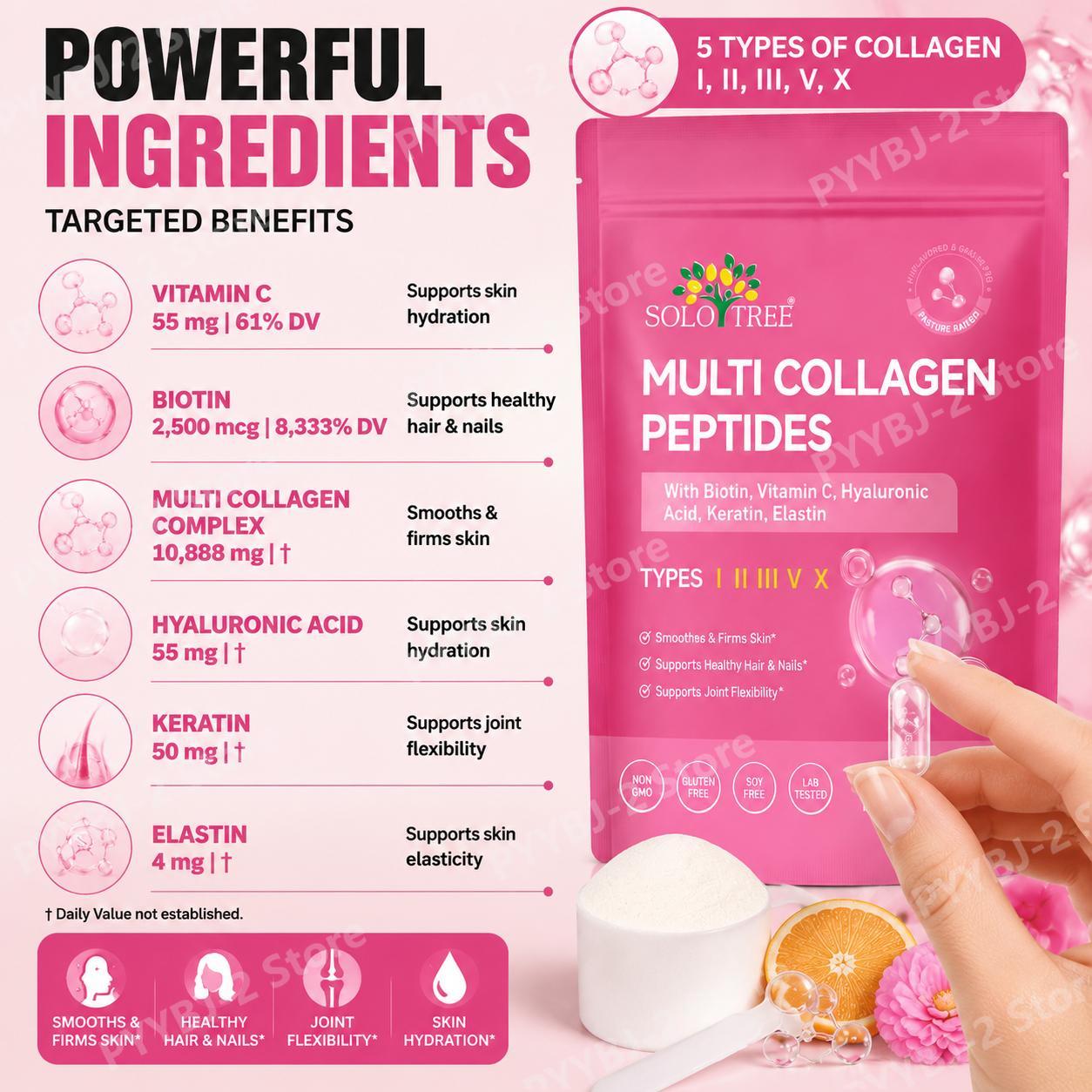 Pó de Peptídeos de Colágeno Mú - Vitamin C Powder avaliação e preço