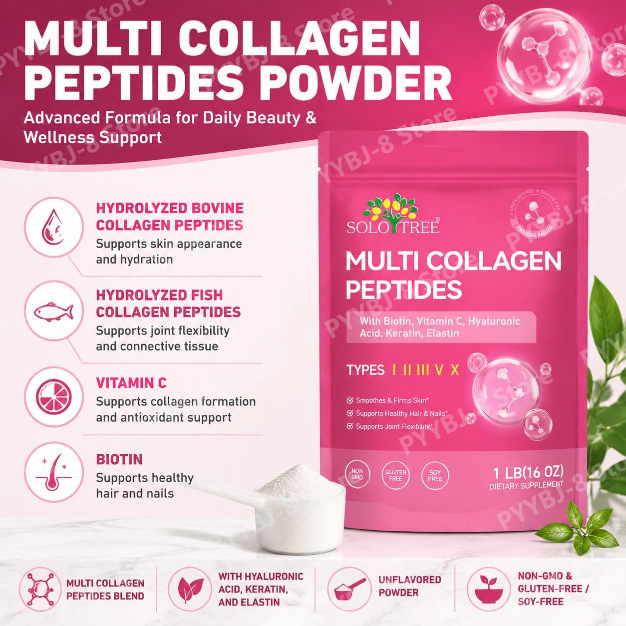 Pó de Peptídeos de Colágeno Mú - Vitamin C Powder avaliação e preço