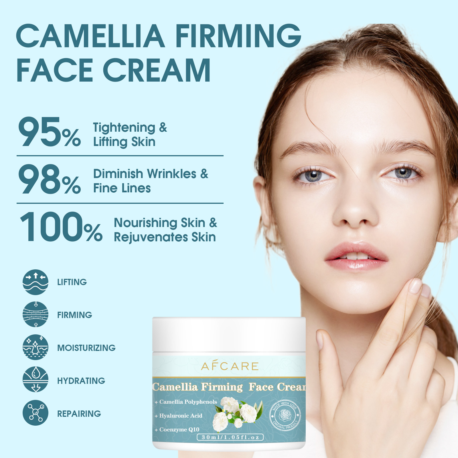 Camélia firmando creme facial  - Coenzyme Q10 Cream avaliação e preço