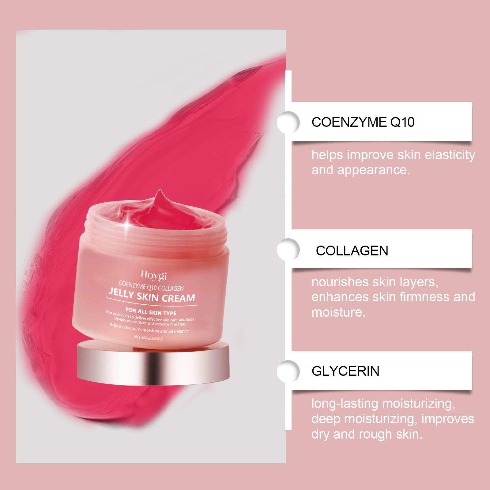 Hoyi colágeno geléia creme fac - Coenzyme Q10 Cream avaliação e preço